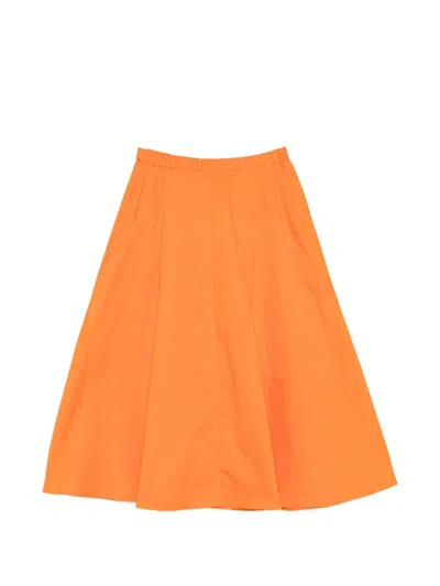 Drhope Pocket Skirt In Orange