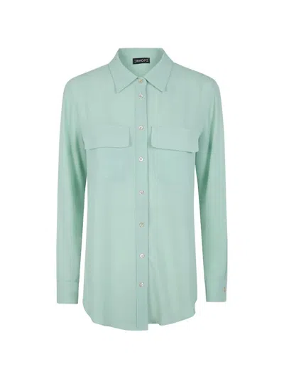 Drhope Pockets Shirt In Blue