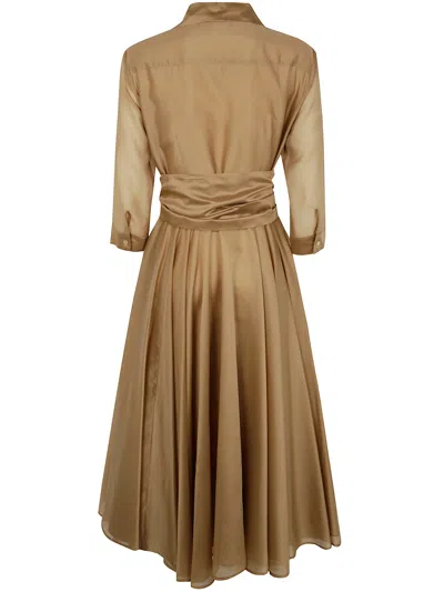 Drhope Round Skirt Dress In Leather