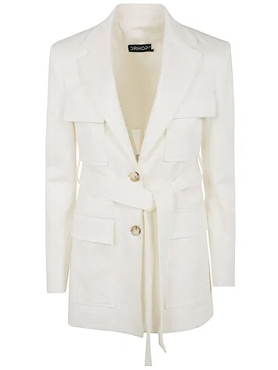 Drhope Saharian Jacket In Blanco