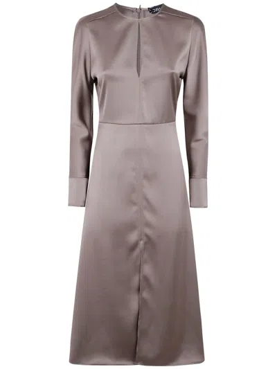 DRHOPE SATIN MIDI DRESS