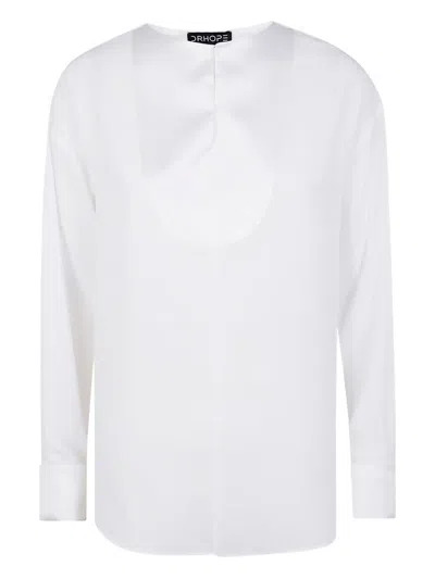Drhope Smoking Shirt In White