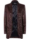 Drhope Sequined Blazer In Coffee