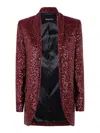 Drhope Sequined Blazer In Rojo