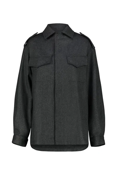 Drhope Shirt Jacket In Grigio