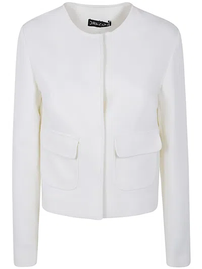 Drhope Short Jacket In White