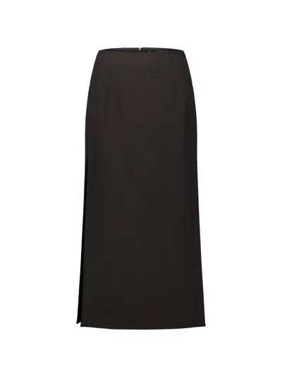 Drhope Side-slit Midi Skirt In Multi