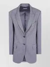 Drhope Single-breasted Blazer Jacket In Blue