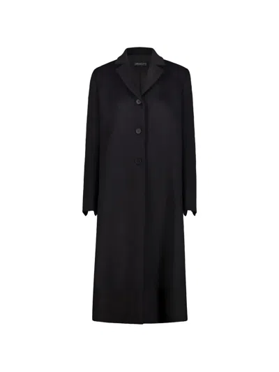 Drhope Single-breasted Coat In Black