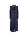 Drhope Single-breasted Wool Coat In Blue