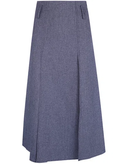 Drhope Skirt High Slit "4893.4403 99 Anthracite" In Gray