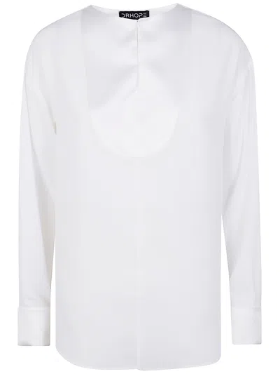 Drhope Dolce & Gabbana Smoking Shirt In White