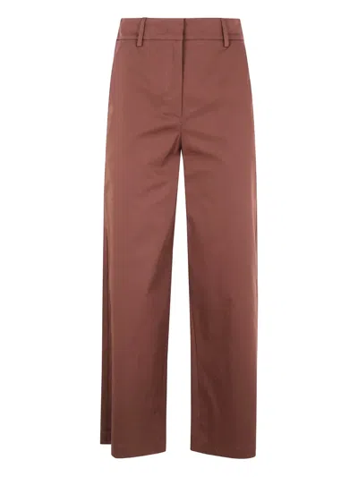 Drhope Straight-leg Trousers In Brown