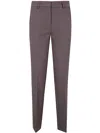 Drhope Straight Trousers In Dark Grey