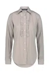 Drhope Dr. Hope Striped Cotton Shirt Clothing In Neutral