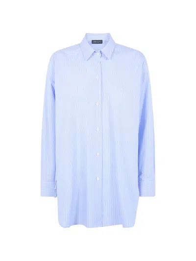 Drhope Striped Shirt In Blue