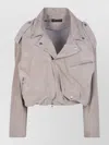 Drhope Suede Biker Jacket
