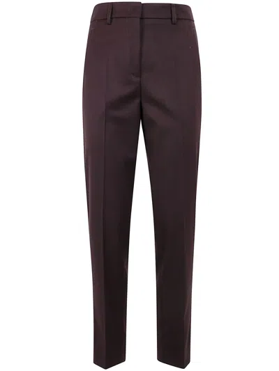 Drhope Tailored Trousers In Burgundy