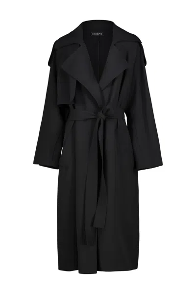 Drhope Trench Coat In Black