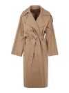 Drhope Trench Coat In Nude & Neutrals