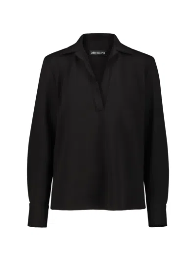 Drhope V-neck T-shirt In Black