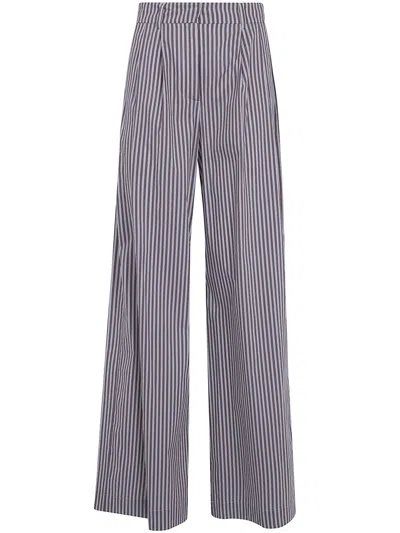 Drhope Wide Leg Pince Trousers In Multi