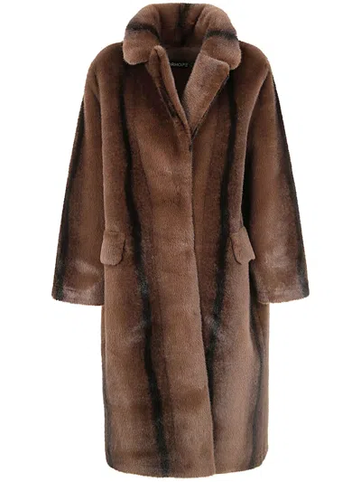 DRHOPE WOMAN FAKE FUR COAT