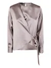 Drhope Dr. Hope Bow Blouse Clothing In Purple