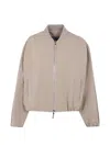 Drhope Zip-pocket Bomber Jacket In Gold