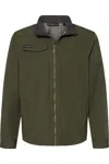 Dri Duck Ace Woven Stretch Soft Shell Jacket In Green