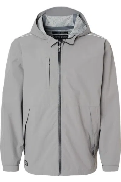 Dri Duck Challenger Full-zip Jacket In Grey