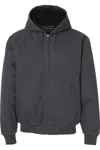 Dri Duck Cheyenne Boulder Cloth Hooded Jacket With Tricot Quilt Lining In Pink