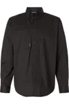 Dri Duck Craftsman Woven Shirt In Black