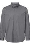 Dri Duck Craftsman Woven Shirt In Grey