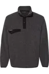 Dri Duck Denali Mountain Fleece Pullover In Black