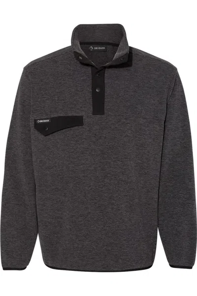 Dri Duck Denali Mountain Fleece Pullover In Black