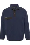 Dri Duck Denali Mountain Fleece Pullover In Black