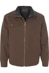 Dri Duck Endeavor Canyon Cloth Canvas Jacket With Sherpa Lining In Brown