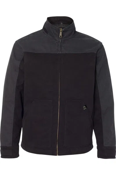 Dri Duck Horizon Boulder Cloth Canvas Jacket In Black