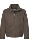 Dri Duck Maverick Boulder Cloth Jacket With Blanket Lining In Brown