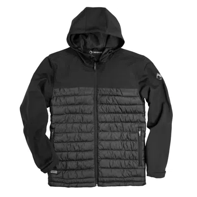DRI DUCK MEN'S QUILTED PUFFER JACKET IN BLACK
