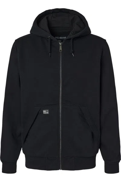 Dri Duck Mission Full-zip Hooded Jacket In Blue