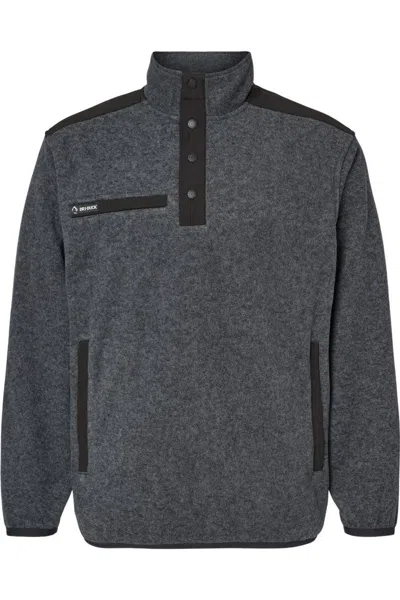 Dri Duck Ranger Melange Fleece Pullover In Gray