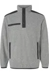 Dri Duck Ranger Melange Fleece Pullover In Silver