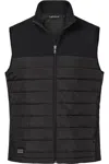 Dri Duck Summit Soft Shell Puffer Vest In Black