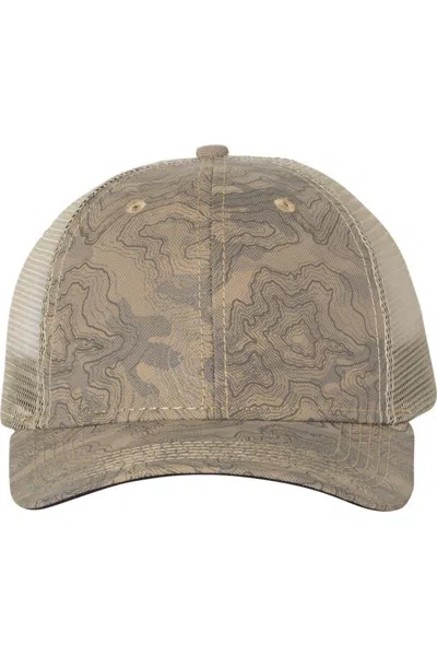 Dri Duck Territory Trucker Cap In Gold