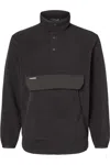 Dri Duck Timber Mountain Fleece Pullover In Black