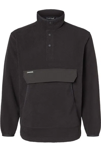 Dri Duck Timber Mountain Fleece Pullover In Black