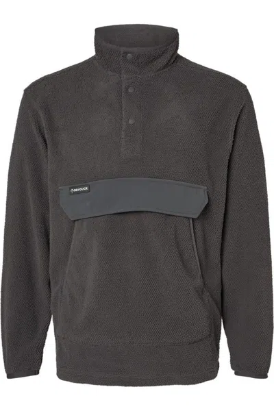 Dri Duck Timber Mountain Fleece Pullover In Gray