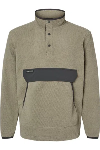 Dri Duck Timber Mountain Fleece Pullover In Green